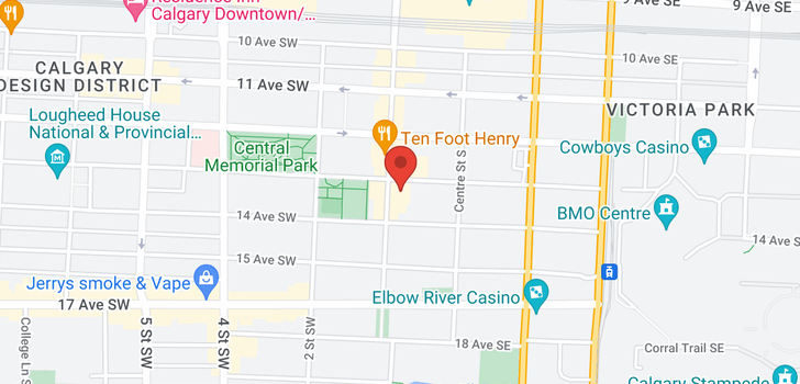 map of 506, 135 13 Avenue SW